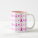Search for breast cancer pink ribbon mugs Hope
