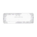 Search for silver snowflake return address labels Winter