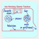 Search for hockey game stickers Funny