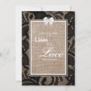 Search for linen invitations Lace