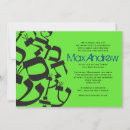 Search for neon bar bat mitzvah invitations Blue