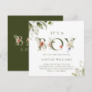 Search for letters invitations It's a boy
