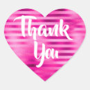 Search for fuschia wedding stickers Thank you