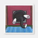 Search for cat square magnets Whimsical