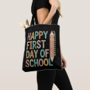 Search for first tote bags First day of school