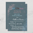 Search for snow gender reveal invitations He or she