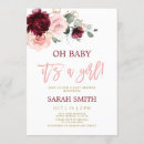 Search for marsala baby shower invitations Pink