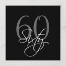 Search for formal 60th birthday invitations Simple