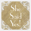 Search for gold lace wedding stickers Rustic