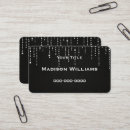 Search for bling business cards Black