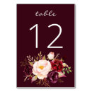 Search for bohemian floral wedding table cards Modern