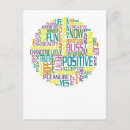 Search for positive words postcards Success