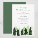 Search for pine tree bridal shower invitations Winter