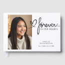 Search for memorial guest books Minimalist