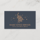 Search for snake business cards Tattoo