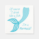 Search for fish napkins Turquoise
