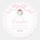 Search for baby shower pumpkin stickers Fall autumn