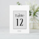 Search for menu table cards Black and white