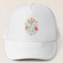 Search for flowers design hats Pattern