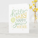 Search for baby birth cards Typography