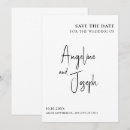 Search for minimalist wedding save the dates Typography