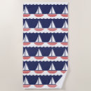 Search for nautical sailboats beach towels Ocean