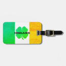 Search for irish luggage tags Shamrock