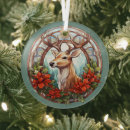 Search for deer antlers christmas tree decorations Red
