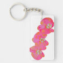 Search for pink orchids key rings Floral