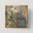 Search for white flower pattern badges Blue