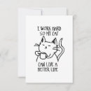 Search for funny cat sayings cards Kitty