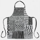 Search for black and white drawing aprons Pattern
