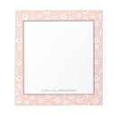 Search for flower pattern notepads Feminine
