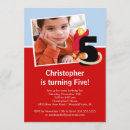 Search for little fireman invitations Boy