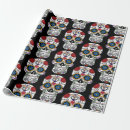 Search for sugar skull wrapping paper Floral