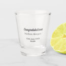Search for graduation shot glasses Calligraphy typography elegant