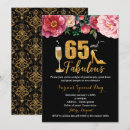 Search for 65 and fabulous invitations Elegant