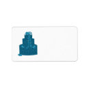 Search for teal wedding return address labels Designer