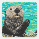 Search for sea otters stickers Cute otter