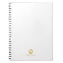 Search for white and gold notebooks For her