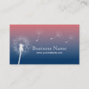 Search for dandelion business cards Elegant