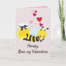 Search for bee my valentines day cards Cute