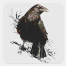 Search for raven bird stickers Watercolor