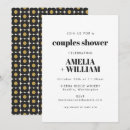 Search for vintage art invitations Black and gold