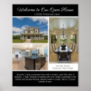 Search for open house posters Black