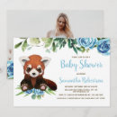 Search for bear baby boy shower invitations Floral