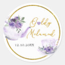 Search for purple tea party stickers Thank you