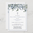 Search for modern flowers invitations Blue