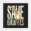 Search for wildlife lover magnets Giraffe