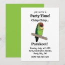 Search for parrot party invitations Funny